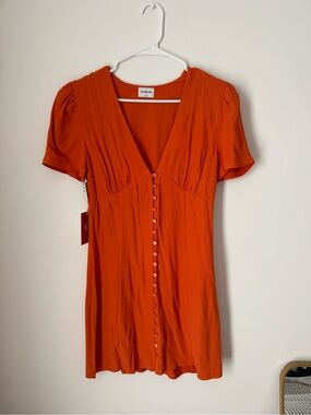 Sunday Best Orange Dress